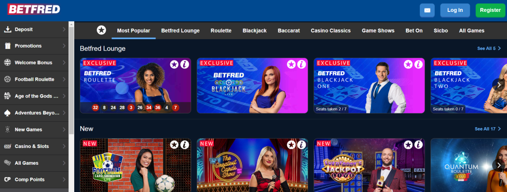 Betfred Live Casino