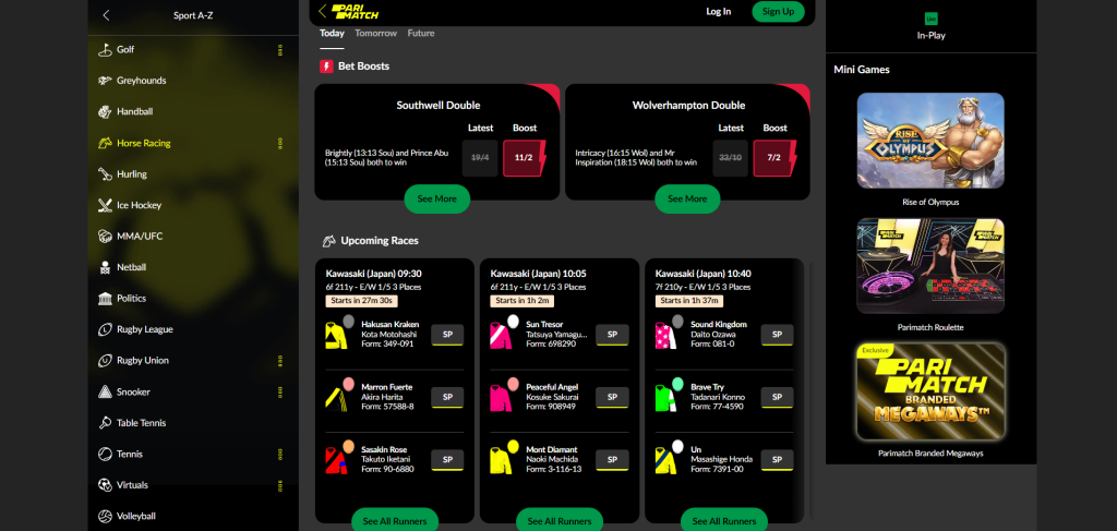 Parimatch Sports and Betting Markets