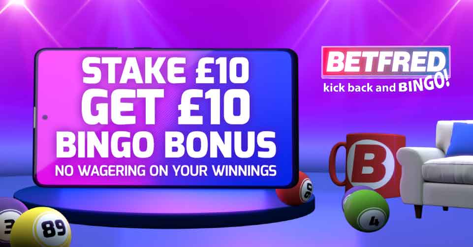 Betfred Bingo Welcome Bonus