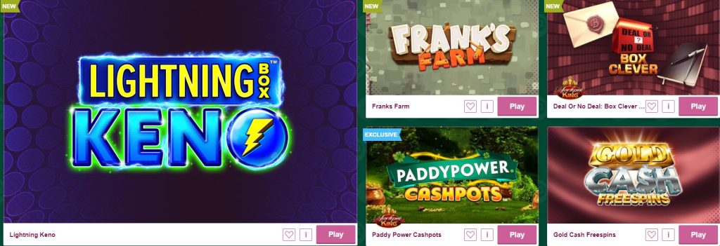 paddy power bingo slots