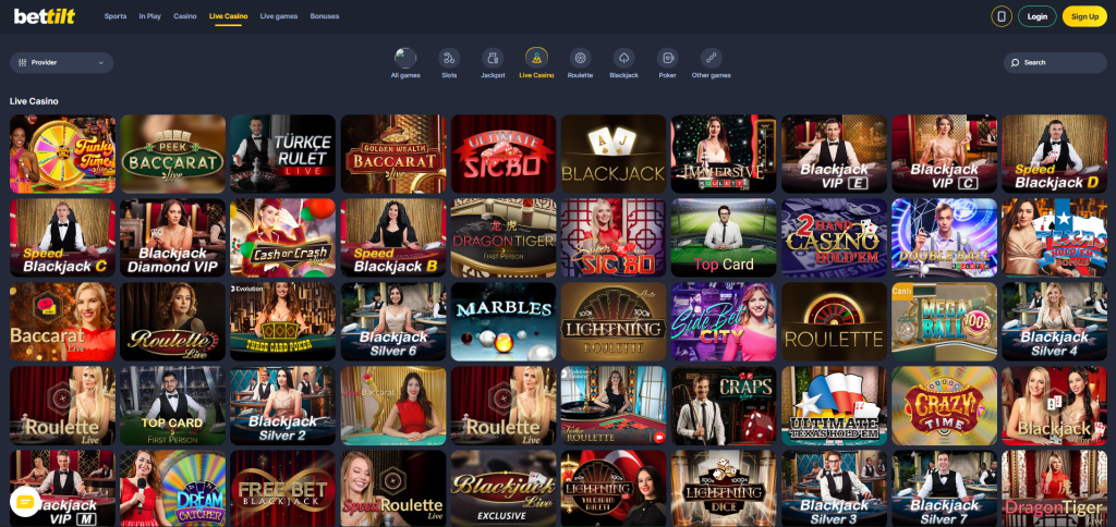 Bettilt Live Casino Review