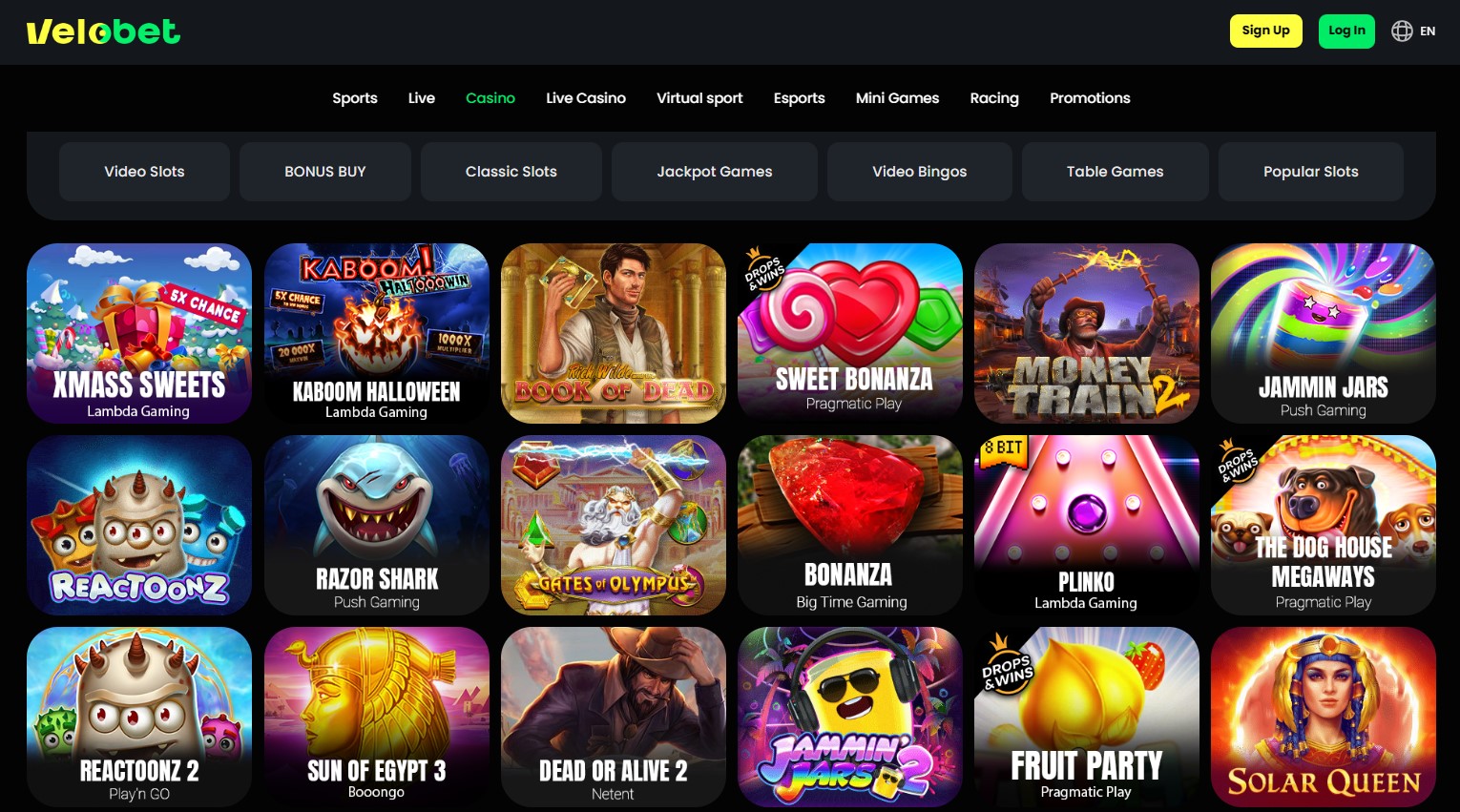 Velobet Casino Review